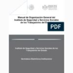 manual de organización general del issste