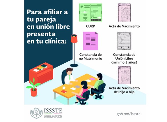 requisitos para dar de alta en el ISSSTE a concubina