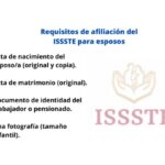 requisitos para dar de alta en el issste a hijos