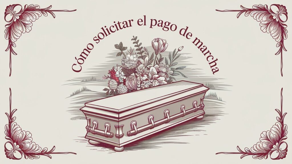 solicitar el pago de marcha